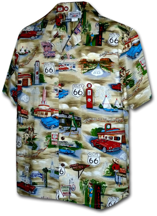 Pacific Legend Havajská košile s motivem Route 66 Velikost: XL