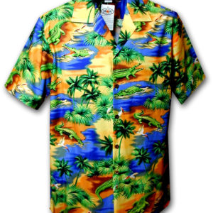 Pacific Legend Havajská košile s motivem aligátorů Velikost: XXL