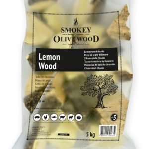 Smokey Olive Wood Špalíky k zauzování ze dřeva citrónovníku Hmotnost: 5 kg