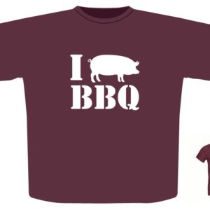 Triko s motivem "I PIG BBQ" Velikost: XXL