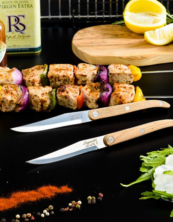 Laguiole Style de Vie Sada steakových nožů Innovation - rukojeť z dubového dřeva