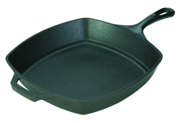 Čtvercová litinová pánev Lodge 26 cm