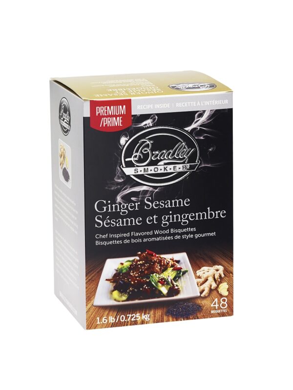 Bradley Smoker Udící briketky Premium Ginger Sesame - 48ks