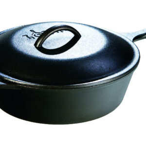 Hluboká litinová pánev Lodge 26 cm s poklicí