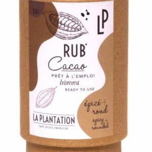 La Plantation Cacao rub - grilovací koření 50g tubus