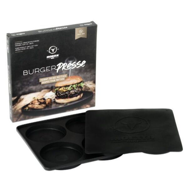 Moesta BBQ Silikonový lis na 4 hamburgery