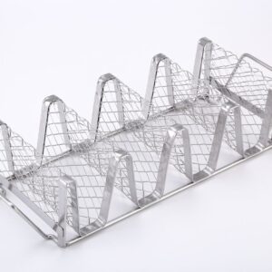 Nerezový stojan na tacos