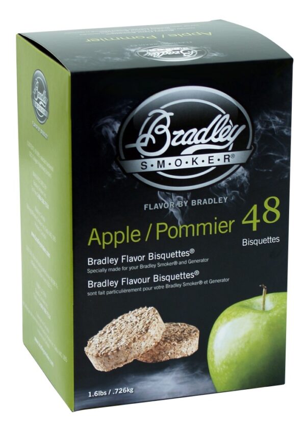 Bradley Smoker Udící briketky Jabloň - 48ks