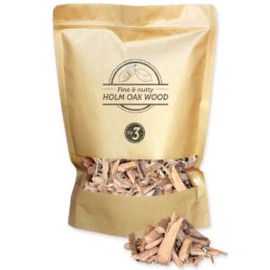 Dřevěné lupínky Smokey Olive Wood z dubu cesmínového