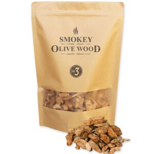 Dřevěné lupínky Smokey Olive Wood z olivovníku