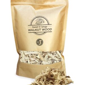 Dřevěné lupínky Smokey Olive Wood z ořešáku