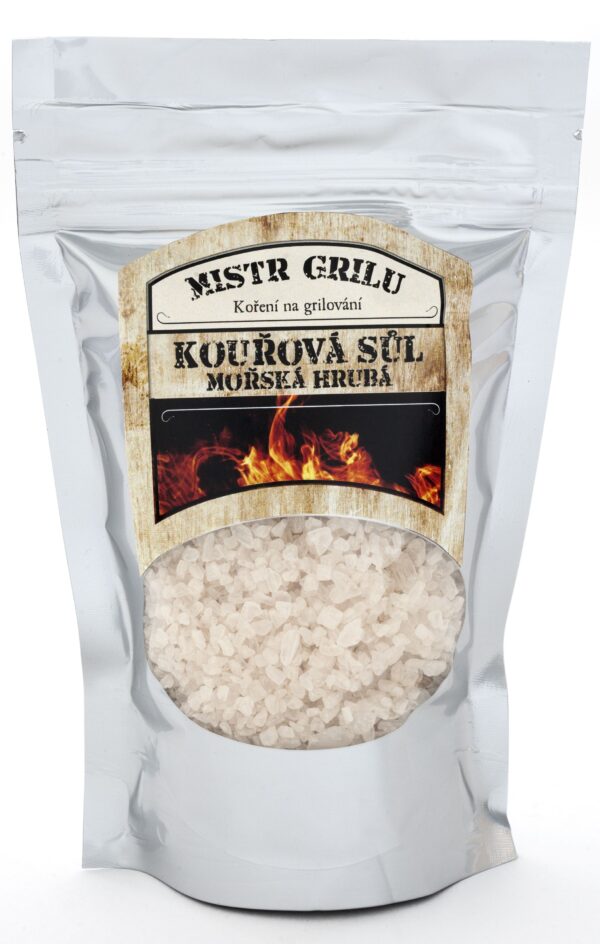 Mistr grilu Kouřová mořská sůl - hrubá