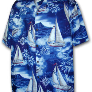 Pacific Legend Havajská košile s motivem plachetnic Velikost: XXL