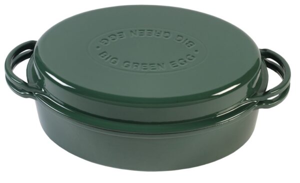 Smaltovaný litinový oválný hrnec Big Green Egg 5