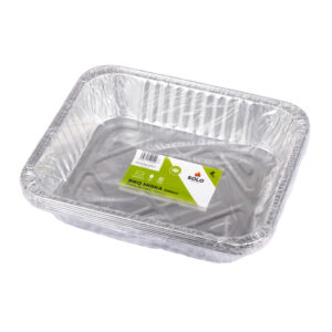 SOLO Obdélníková BBQ miska 3100 ml / 5 ks