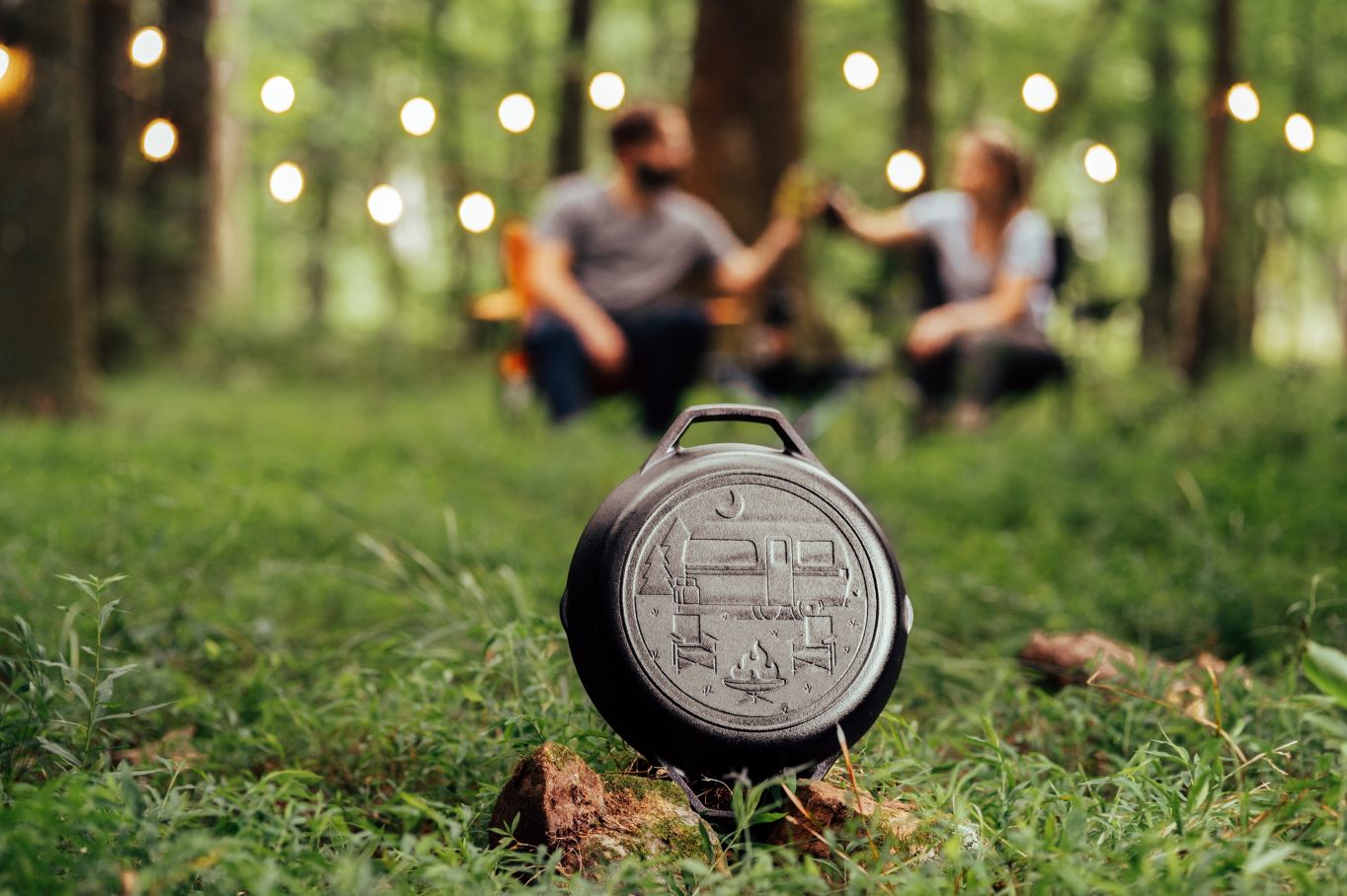 Litinová pánev Lodge 26 cm se dvěma madly - Wanderlust - Obrázek 2