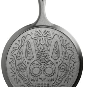 Litinová pánev na palačinky Lodge 26 cm - Xolo Sugar Skull