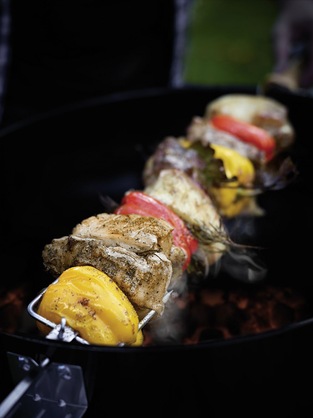 Otáčecí špíz pro grily Weber na dřevěné uhlí 57 cm - Obrázek 2