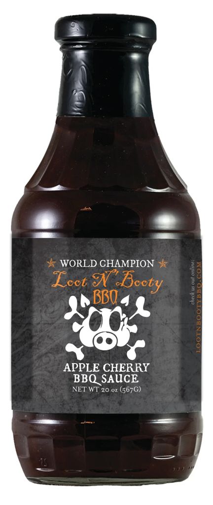 BBQ omáčka Loot N' Booty BBQ Apple Cherry