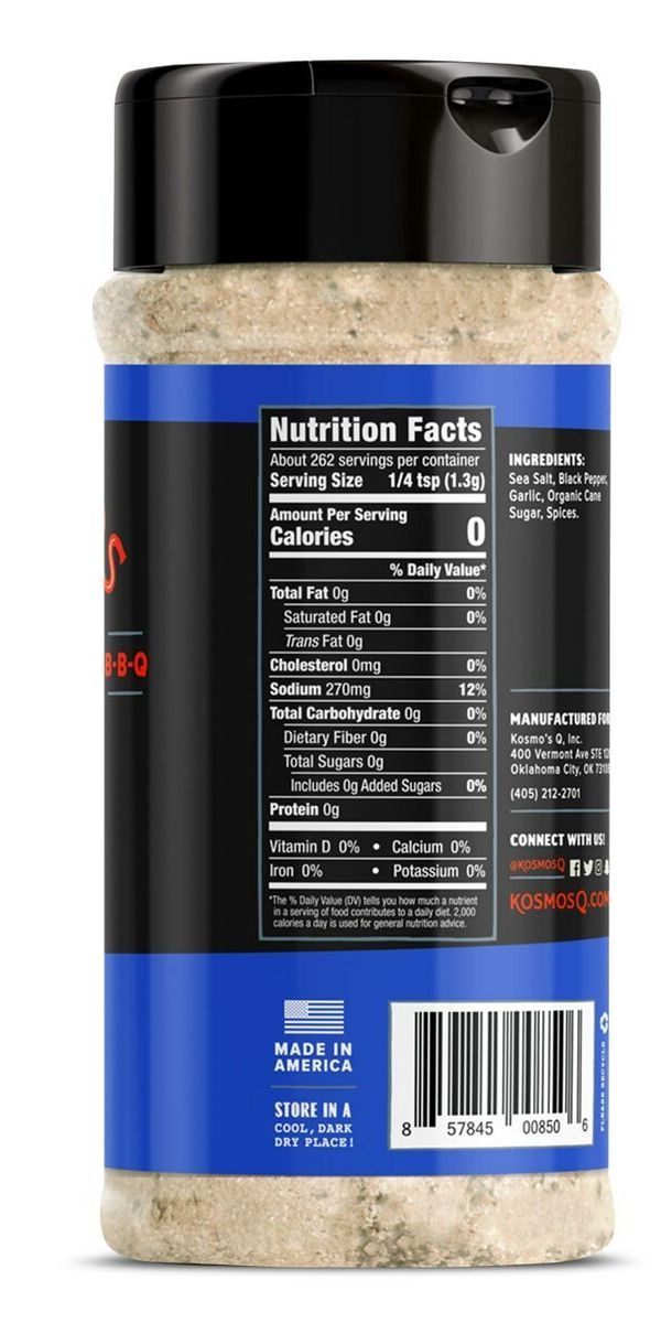 Grilovací koření Kosmo´s Q SPG, 340 g - Obrázek 3