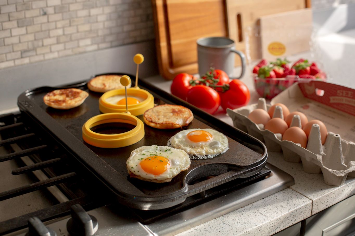 Lodge Silikonový kroužek na vajíčka, 10 cm - Obrázek 3