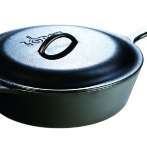 Hluboká litinová pánev Lodge 30 cm s poklicí