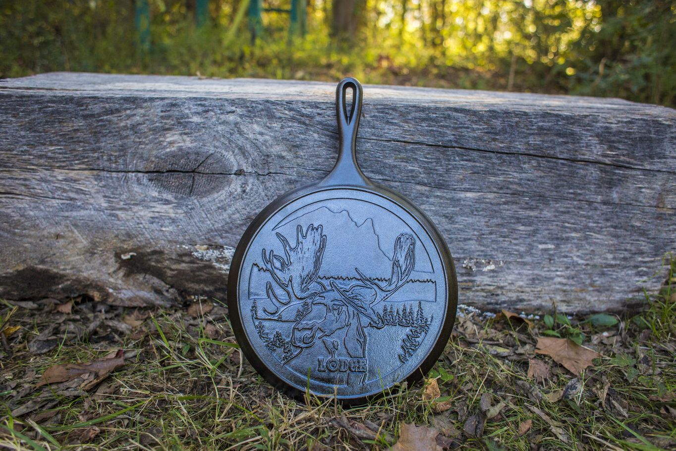 Litinová pánev na palačinky Lodge 26 cm - Moose - Obrázek 3
