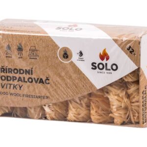 SOLO podpalovač přírodní SVITKY 32 ks
