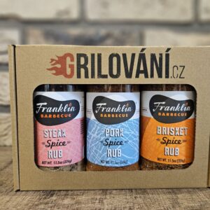 Sada grilovacího koření Franklin Barbecue v dárkové krabičce