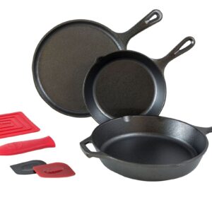 Třídílná sada litinových pánví Lodge