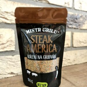 Grilovací koření Mistr grilu Steak America BEZ SOLI