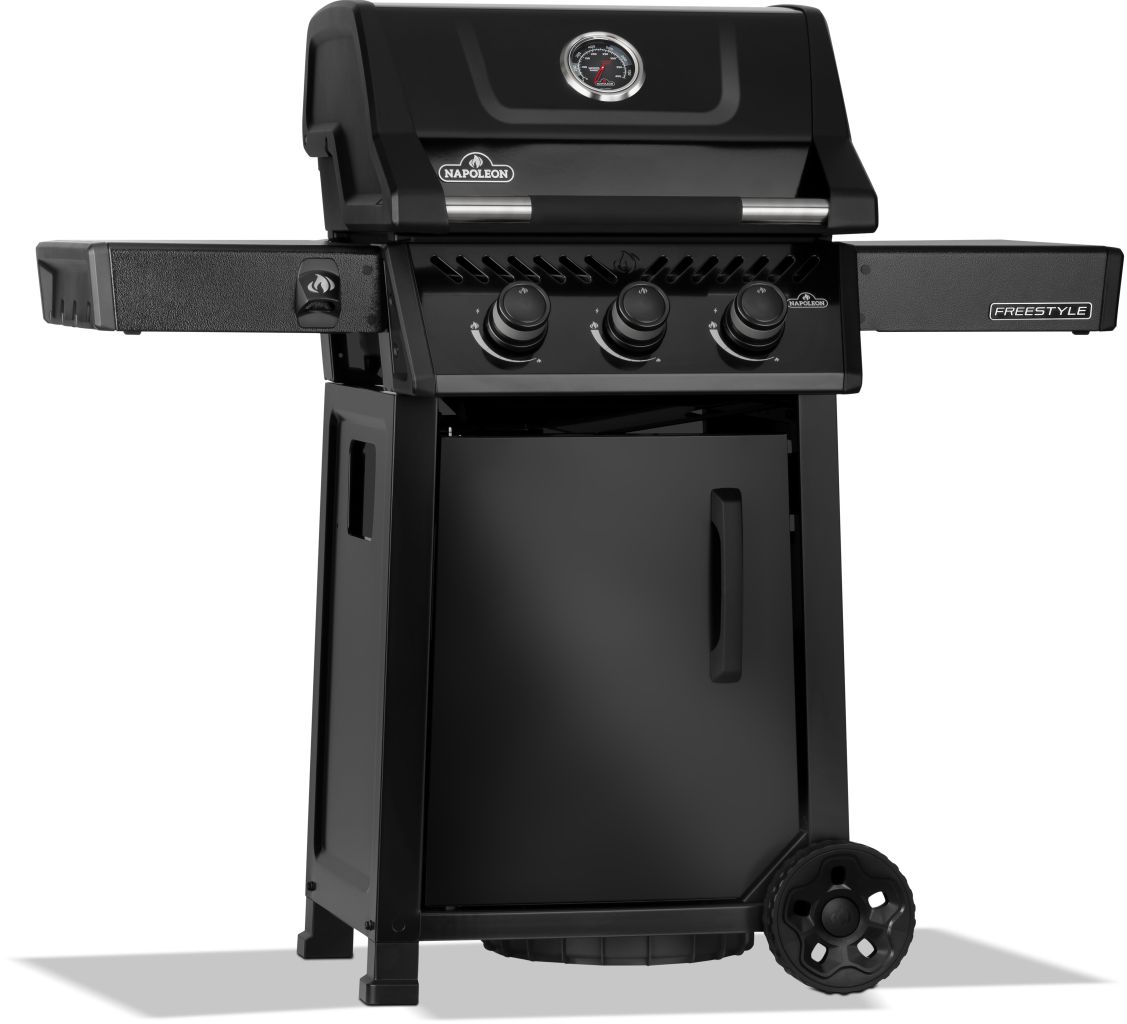 Plynový gril Napoleon Freestyle 365 s dvířky - černý - Obrázek 2