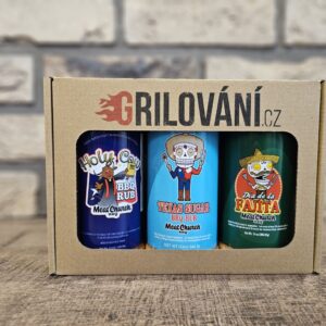 Sada BBQ koření Meat Church v dárkové krabičce