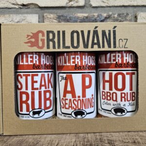 Sada grilovacího koření Killer Hogs v dárkové krabičce