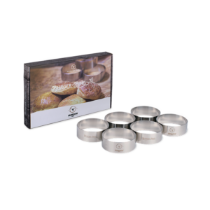 Moesta BBQ Sada nerezových kroužků na pečení burger bulek