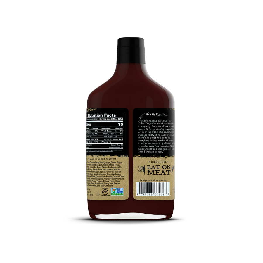BBQ omáčka Rufus Teague Whiskey Maple, 432 g - Obrázek 3
