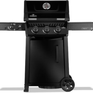 Plynový gril Napoleon Freestyle PRO 365 s bočním infra hořákem a dvířky - černý