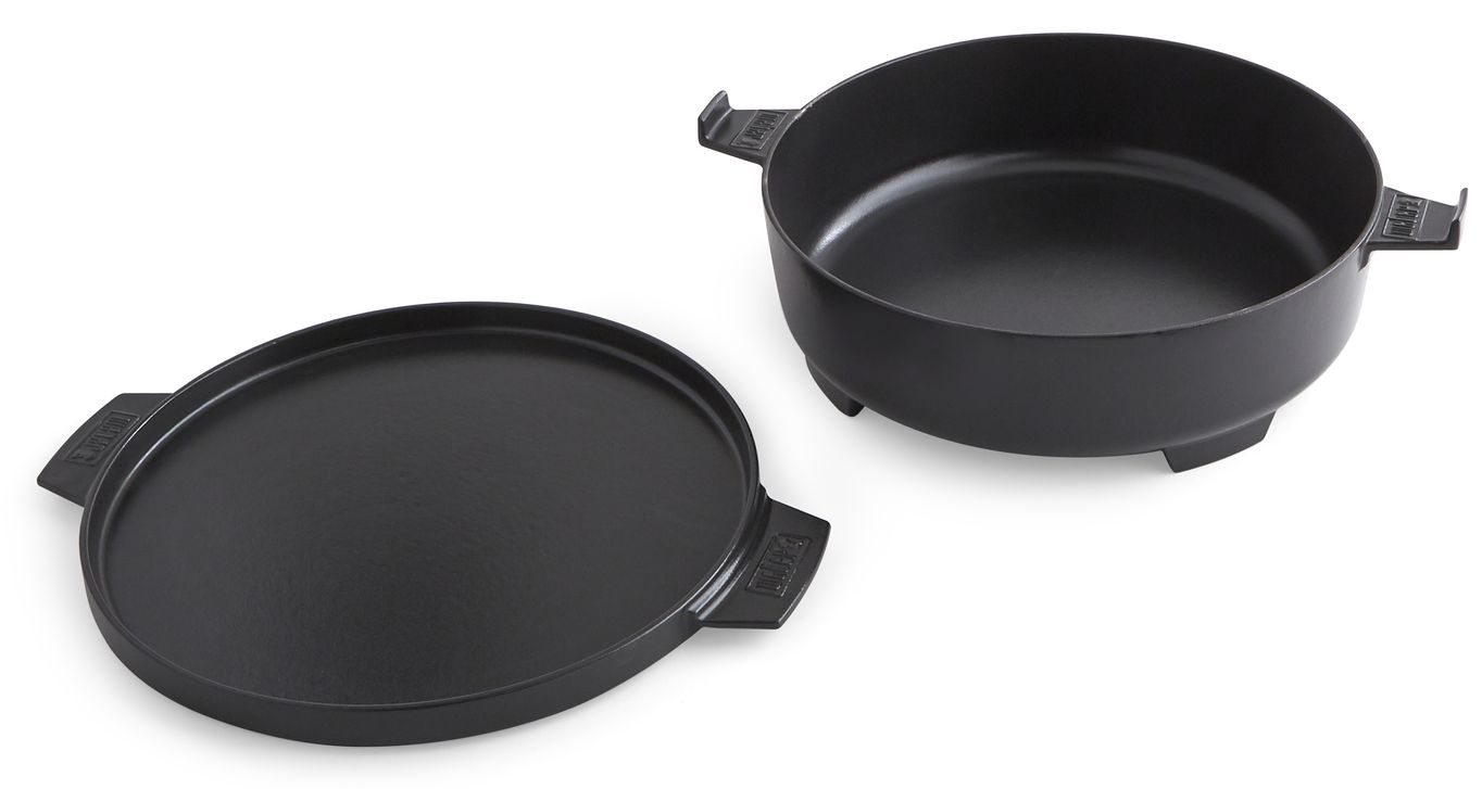 Weber litinový hrnec 2 v 1 - Obrázek 2