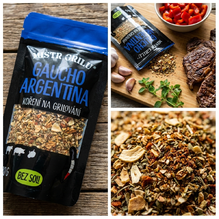 Grilovací koření Mistr grilu Gaucho Argentina BEZ SOLI, 100 g - Obrázek 3
