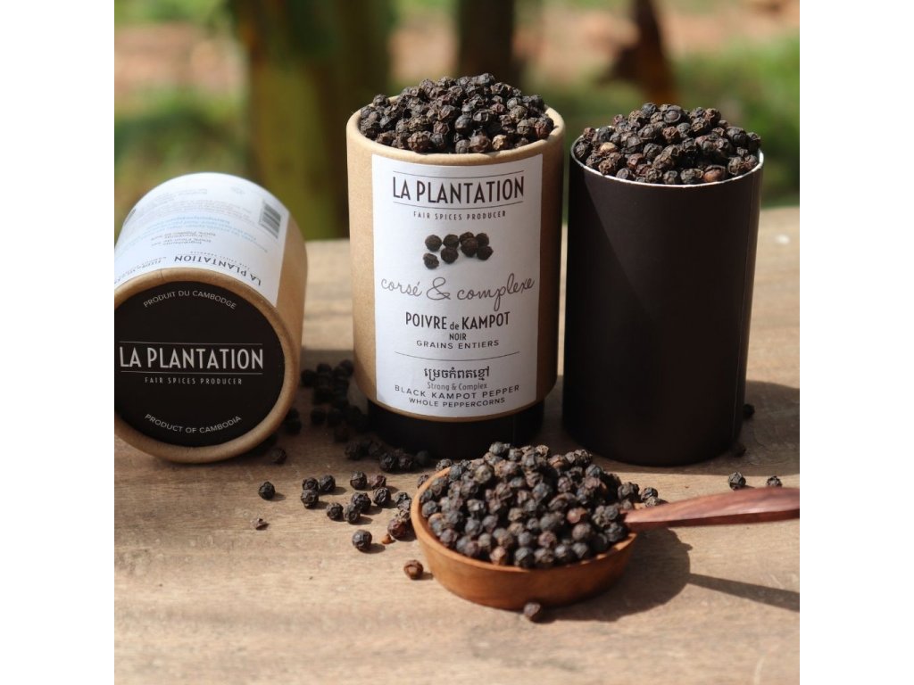 La Plantation Kampotský pepř černý celý 50 g - Obrázek 2