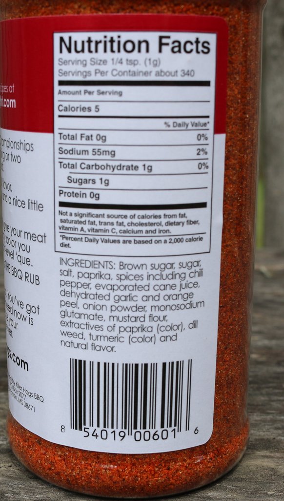 BBQ koření Killer Hogs The BBQ Rub, 311g - Obrázek 3