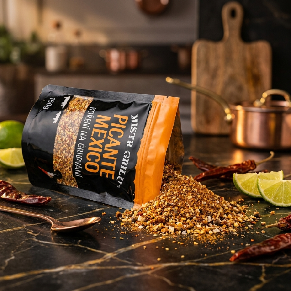 Grilovací koření Mistr grilu Picante Mexico, 150 g - Obrázek 3
