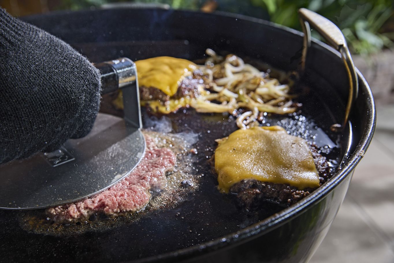 Weber nerezový lis na smashburgery - Obrázek 2