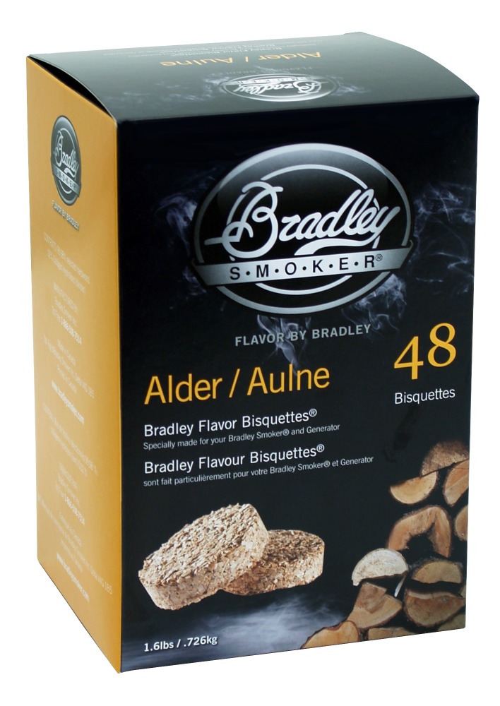 Bradley Smoker Udící briketky Olše - 48ks