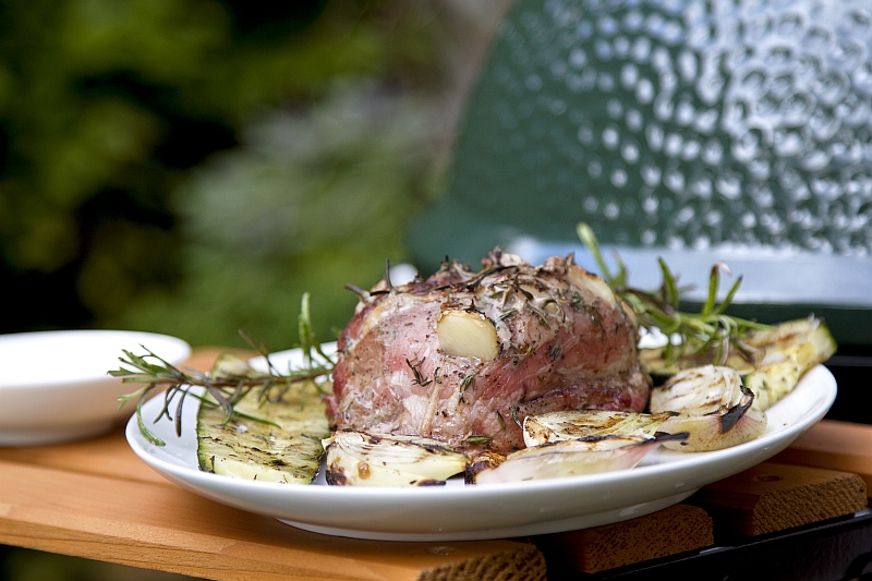 Keramický gril Big Green Egg Large s pojízdným stojanem - Obrázek 3