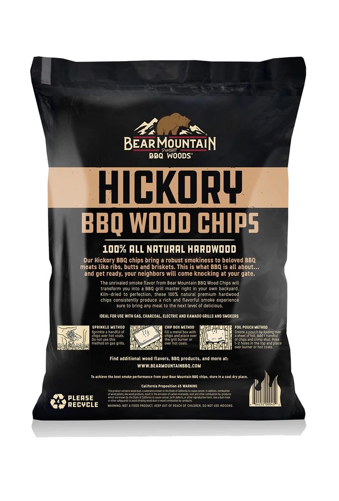 Bear Mountain BBQ Dřevěné štěpka Bear Mountain k zauzování v grilu - hickory - Obrázek 2