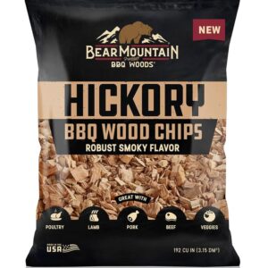 Bear Mountain BBQ Dřevěné štěpka Bear Mountain k zauzování v grilu - hickory