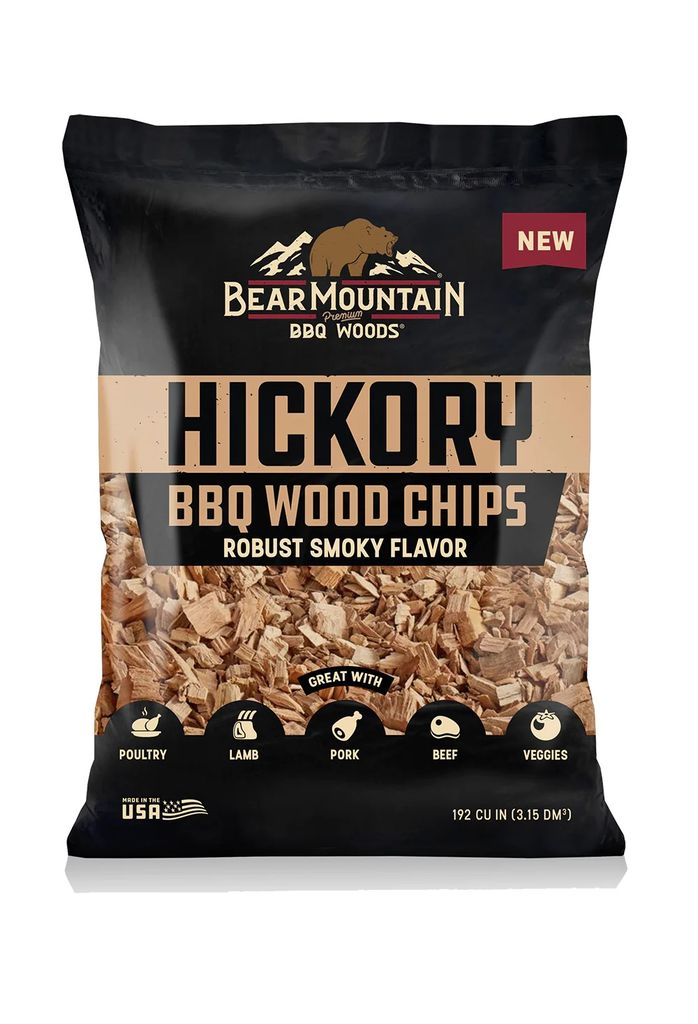 Bear Mountain BBQ Dřevěné štěpka Bear Mountain k zauzování v grilu - hickory
