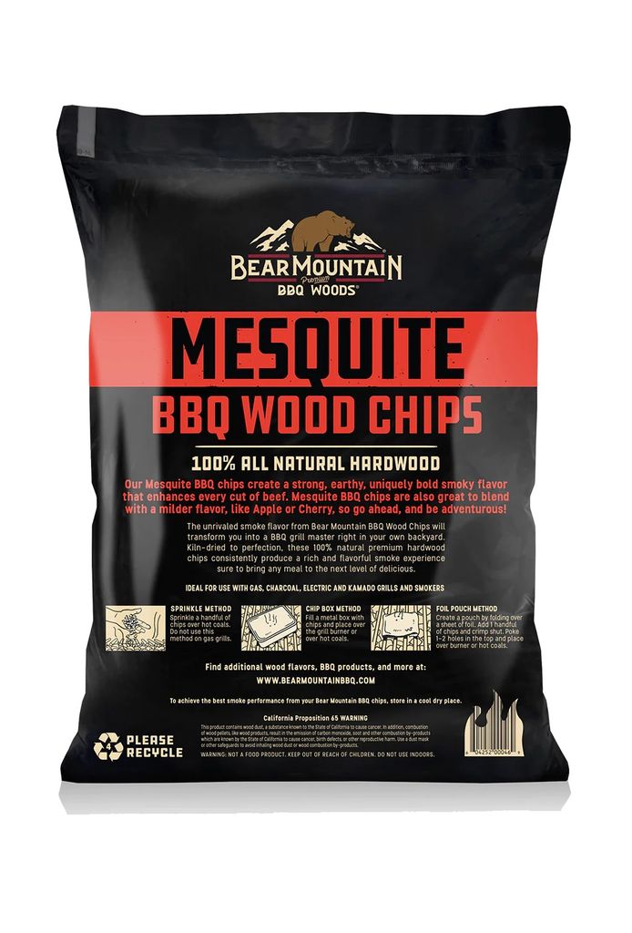 Bear Mountain BBQ Dřevěné štěpka Bear Mountain k zauzování v grilu - mesquite - Obrázek 2