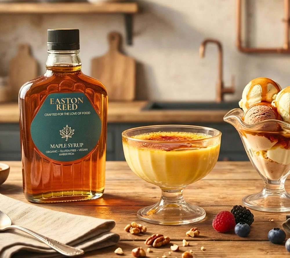 Easton Reed Bio Maple Syrup – Grade A Amber Rich, 250 ml - Obrázek 3